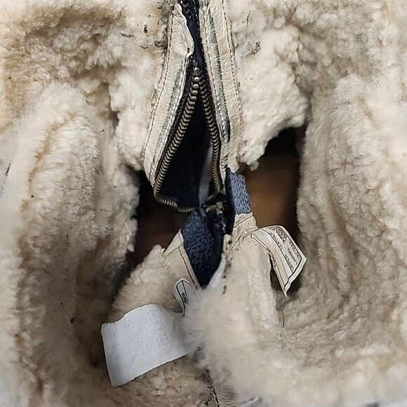 UGG Boots Kimbra Black Suede Sheepskin Fur Mid-Calf 1004742 Women's Size 9 - Picture 10 of 10